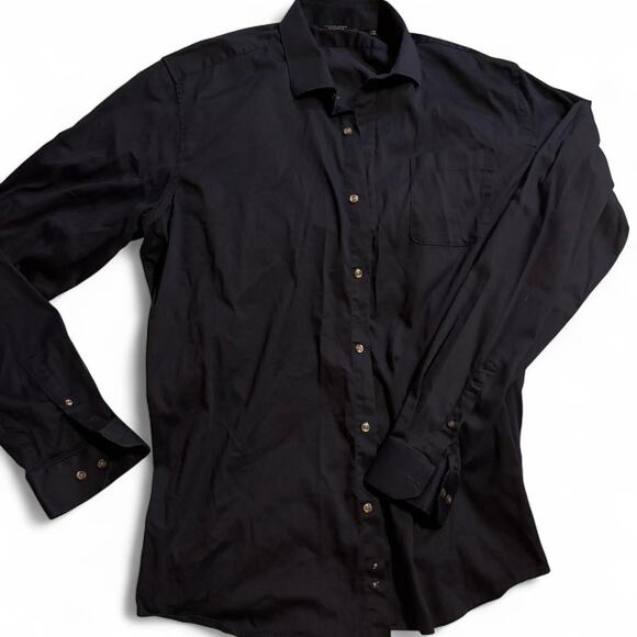 Savile Row Company Men’s XL Navy Dress Shirt - Picture 1 of 4